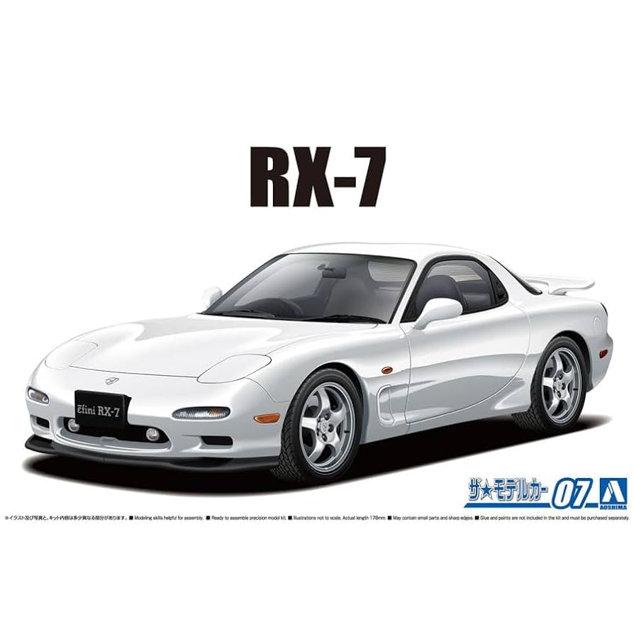 1/24 アオシマ RX-7 fd3s 完成品 アオシマ 1/24 RX-7 FD3S 全塗装完成品｜Yahoo!フリマ（旧PayPay